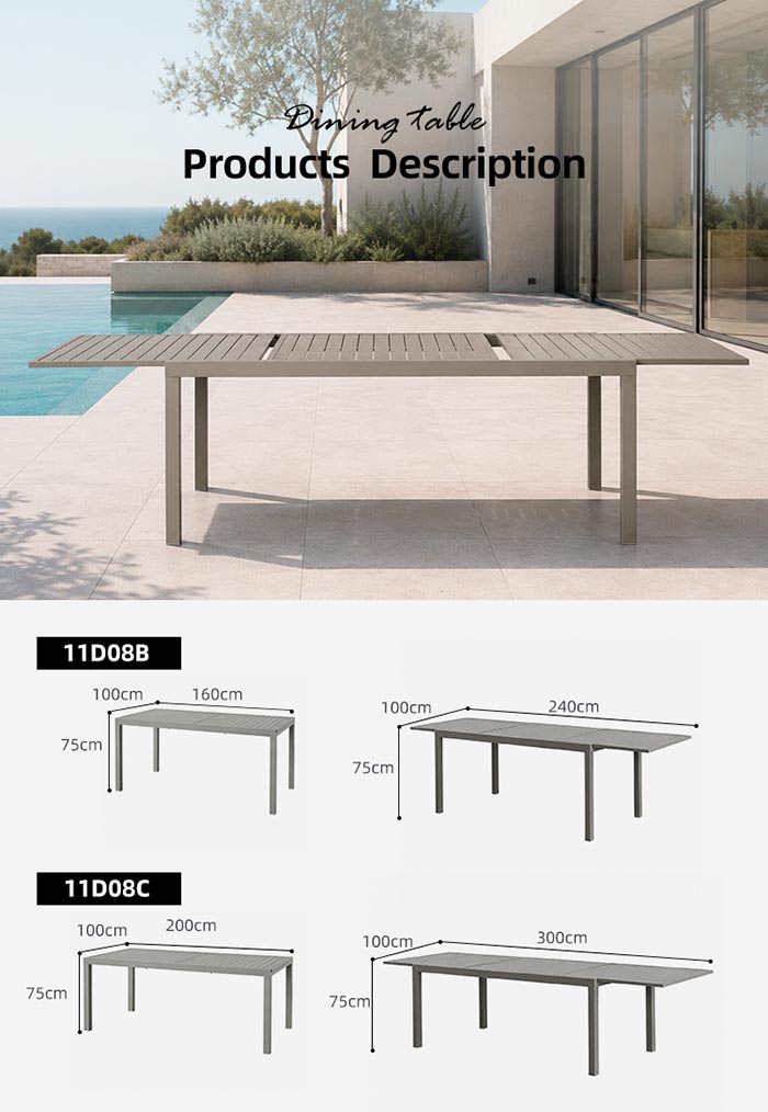 Mesas de comedor extensibles 11D08B