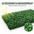 HF Patios Venta al por Mayor de Fábrica Paneles de Pared Verde Artificial de PP y PE con Césped, Flores y Setos Artificiales para Decoración del Hogar y Jardín - 14H02A