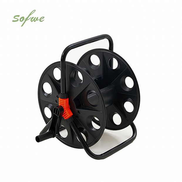 Soporte para manguera de jardín al por mayor de 40-60 m con manivela plegable - 10Z01B
