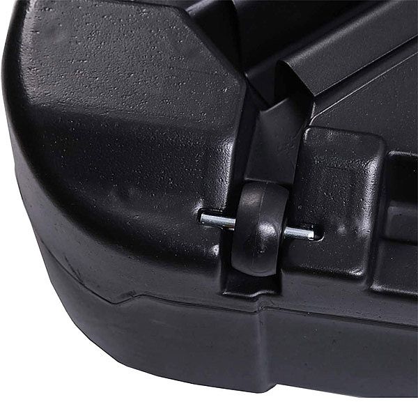 Base de sombrilla de patio compensada de 33 pulgadas con ruedas - 12U02Q