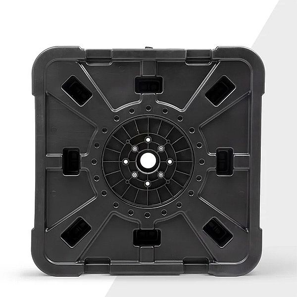 Soporte de base cuadrada para paraguas al aire libre - 12U02V