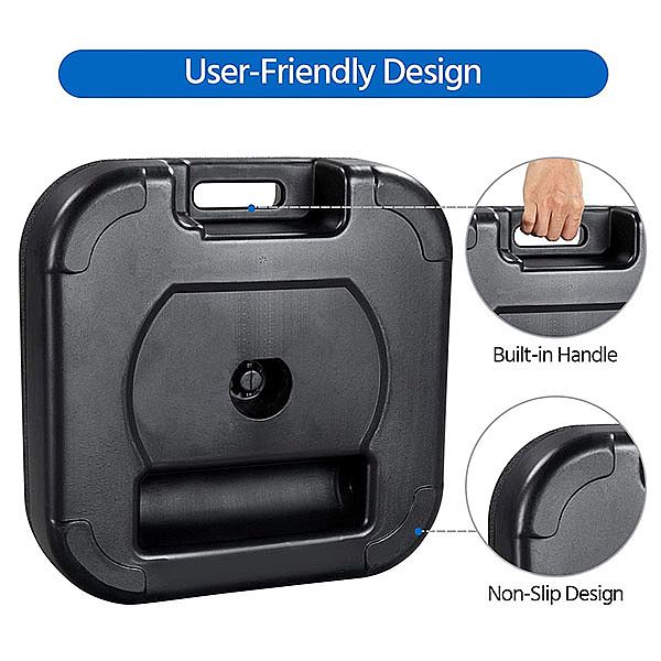 Soporte de base de paraguas lleno de agua para exteriores - 12U02X