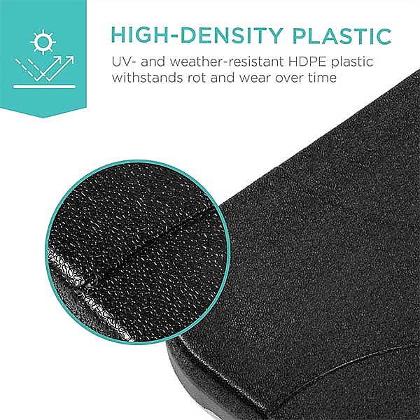 Base de paraguas para exteriores compensada en voladizo resistente de 4 piezas - 12U03D