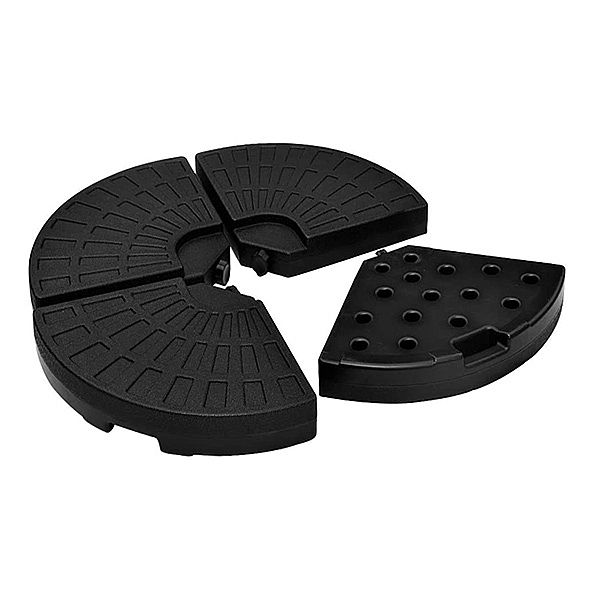 Base de paraguas llena de agua o arena en forma de abanico de 4 piezas - 12U03E