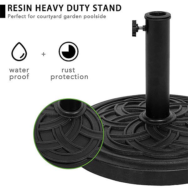 Base independiente para sombrilla de mercado al aire libre - 12U03J