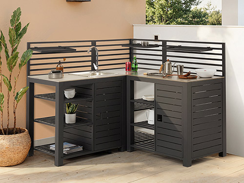 Diseños de cocinas al aire libre para patios y jardines