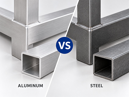 Muebles de exterior de aluminio frente a acero