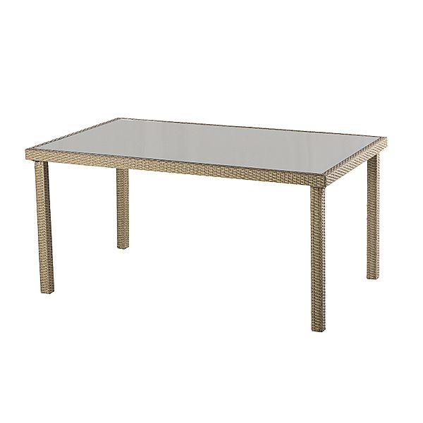 Juego de mesa y silla de mimbre con seis sillas Sillón de ratán - 10D01F