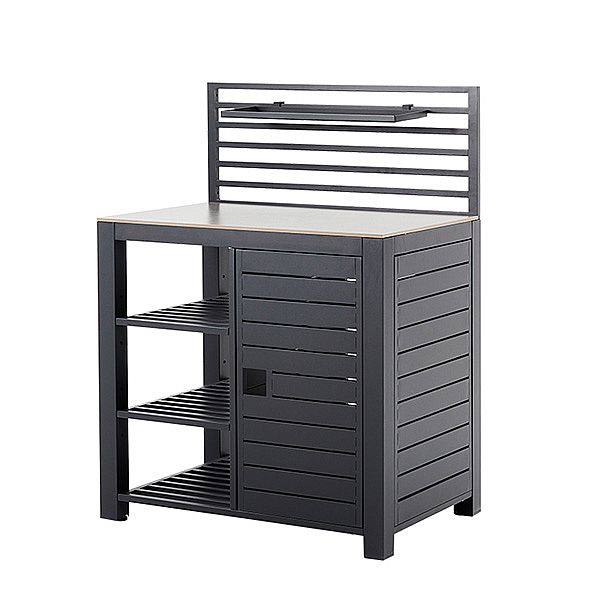 Conjunto de cocina exterior de aluminio con encimera de piedra sinterizada - 11D13A