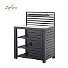 Mesa de cocina de jardín multifuncional con marco de aluminio - 11D13C