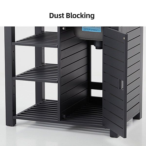 Encimera de cocina exterior con marco de aluminio, fregadero y estantes - 11D13D