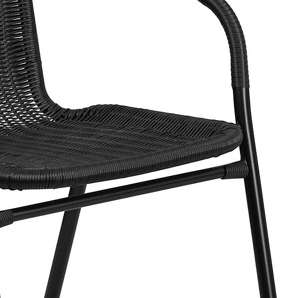 Juego de mesa de comedor de ratán de 3 piezas. - 10B01W