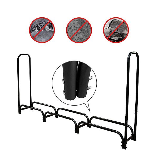 Estante para leña al aire libre de almacenamiento de madera al por mayor - 12H01A