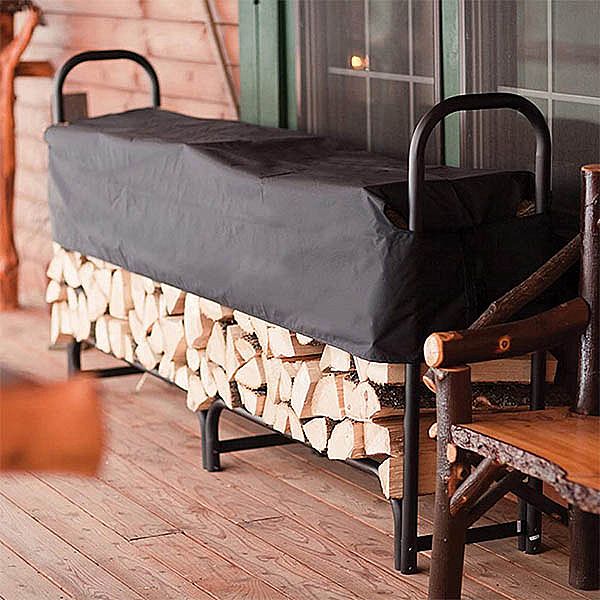 Estante para leña al aire libre de almacenamiento de madera al por mayor - 12H01A