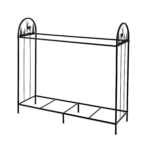 Estantería para leña con motivos de renos - 12H01D