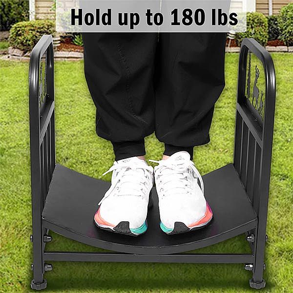 Estantería para leña al por mayor con elementos navideños - 12H01G