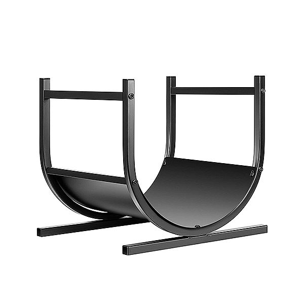 Soporte de registro de desplazamiento de estante de almacenamiento de leña al aire libre - 12H02I