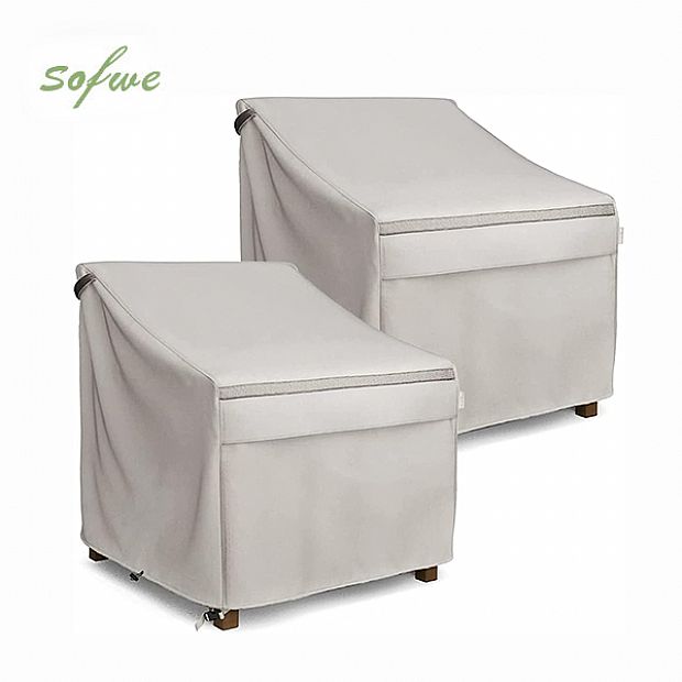 Cubiertas Oxford para sillas de patio al por mayor con cordón ajustable - 90A04P