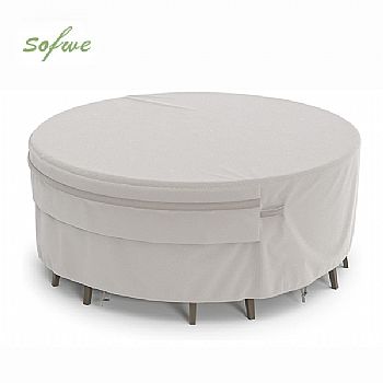 Cubiertas redondas para mesas de comedor de 94 pulgadas con...