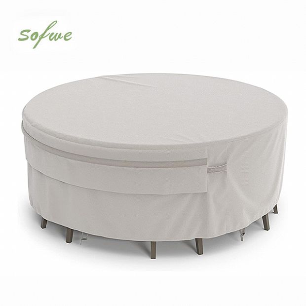 Cubiertas redondas para mesas de comedor de 94 pulgadas con ventilación y suministro de fábrica - 90A38A