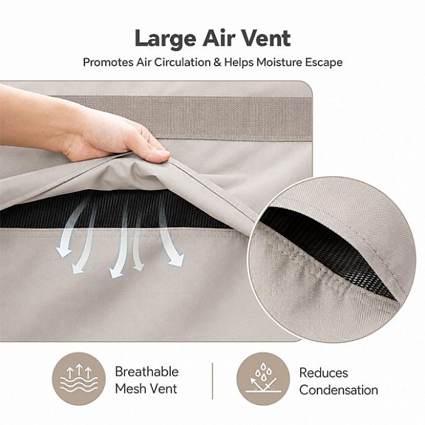 Cubiertas grandes rectangulares para mesas de comedor al por mayor con ventilación - 90A39A
