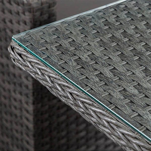 Juego de sofás de jardín de muebles de ratán de sauce - 10C01B