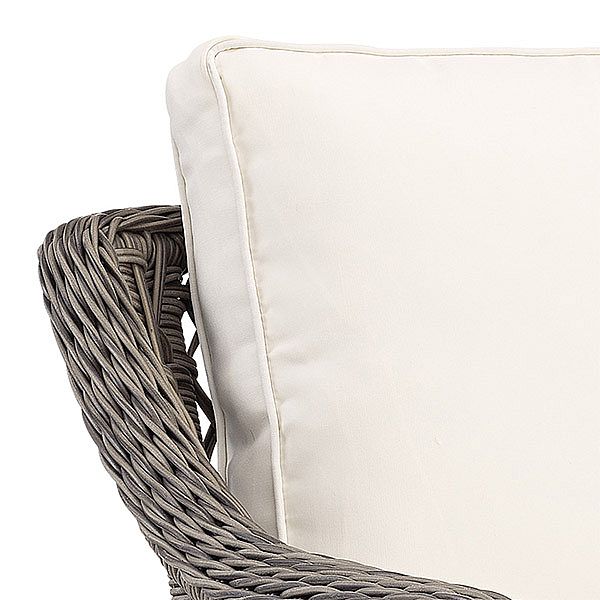 4 piezas de mimbre PE Jardín Sofá Conjunto de muebles - 10C01Y