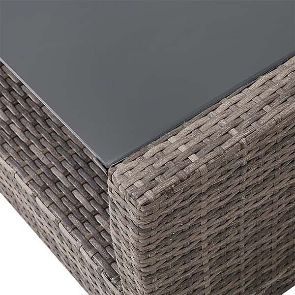 Juego de patio de muebles de exterior de mimbre resistente al agua - 10C02A