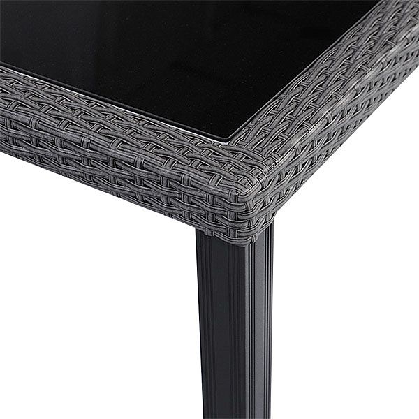 Muebles de jardín de mimbre de 4 piezas - 10C02H