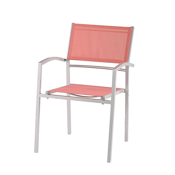 Juego de comedor de exterior de aluminio verde de 6 piezas - 11D01D