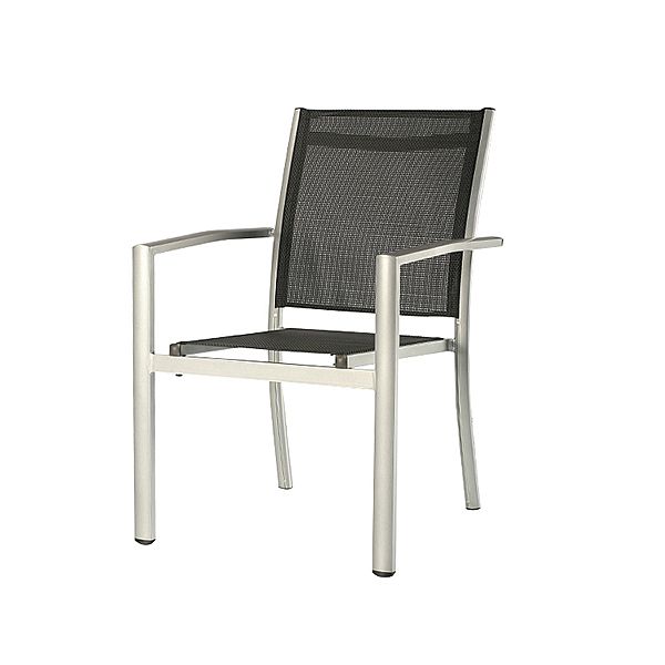 Juego de mesa de comedor para exterior para 6 personas con tablero de vidrio - 11D01G