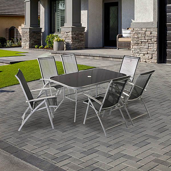 Juego de comedor de jardín de moda para exteriores - 11D01I