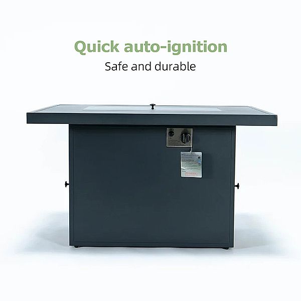 Tubo de aluminio con juego de sofás para exteriores Fire Pit Garden - 11C01A