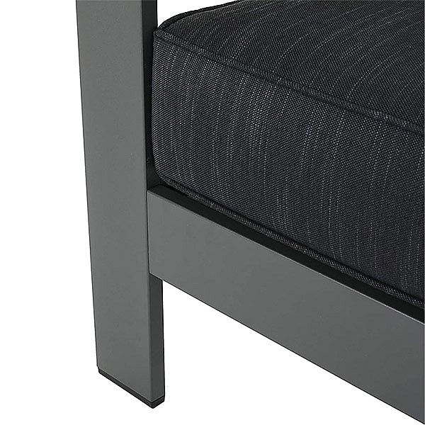 Sofá seccional de aluminio para exteriores en forma de V - 11C01J