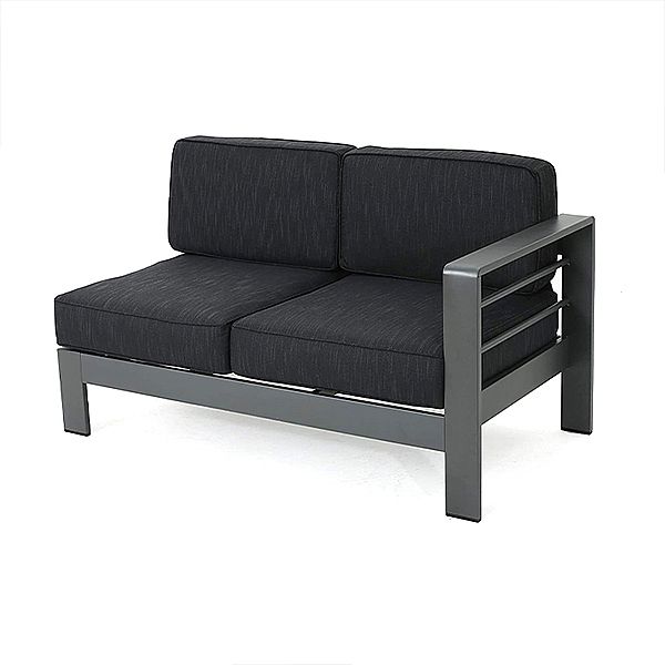 Sofá seccional de aluminio para exteriores en forma de V - 11C01J