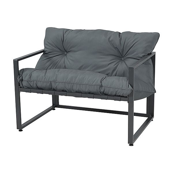 Juego de muebles de patio al aire libre de aluminio y hierro fundido - 11C01O