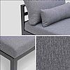 Juego de muebles de aluminio de lujo con cojín - 11C01Q