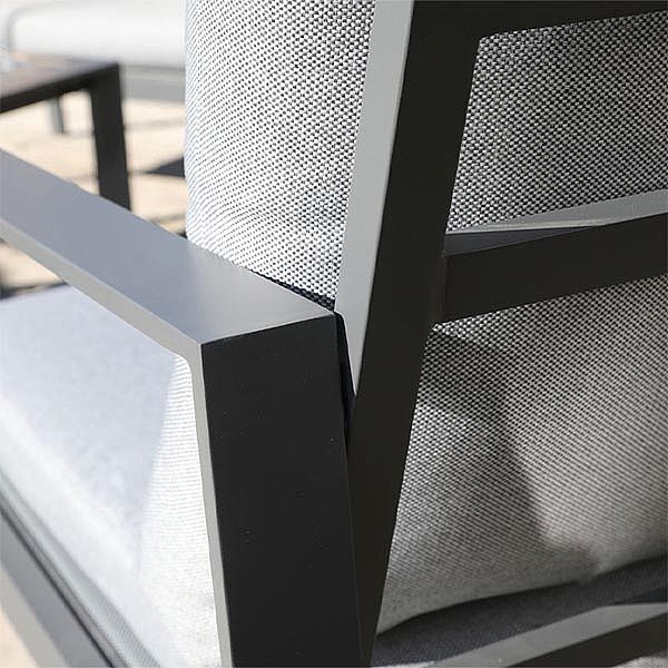 Sofá Terraza Exterior 4 Plazas Aluminio - 11C01U