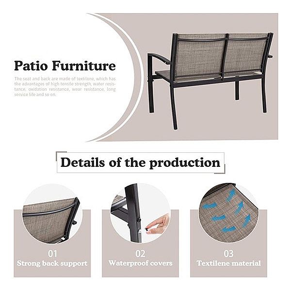 Juego de diálogo Courtyard Modern de 4 piezas - 11C01X