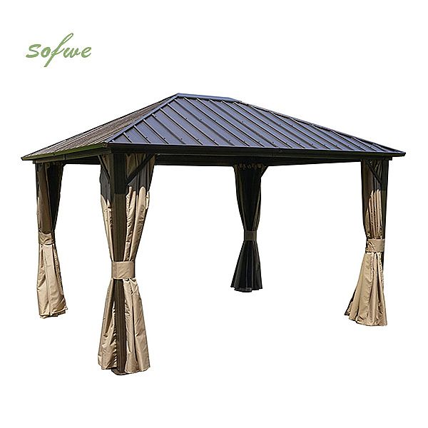 Tienda de jardín romana impermeable con techo - 10G01E