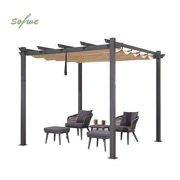 Balcón de persiana telescópica de metal - 10G01G