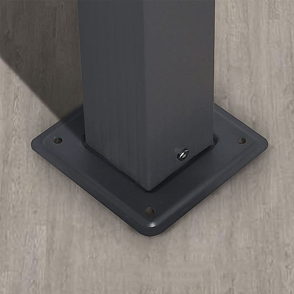 Balcón de persiana telescópica de metal - 10G01G