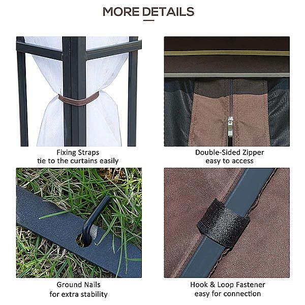 Refugio con Carpa de Malla - 10G01O