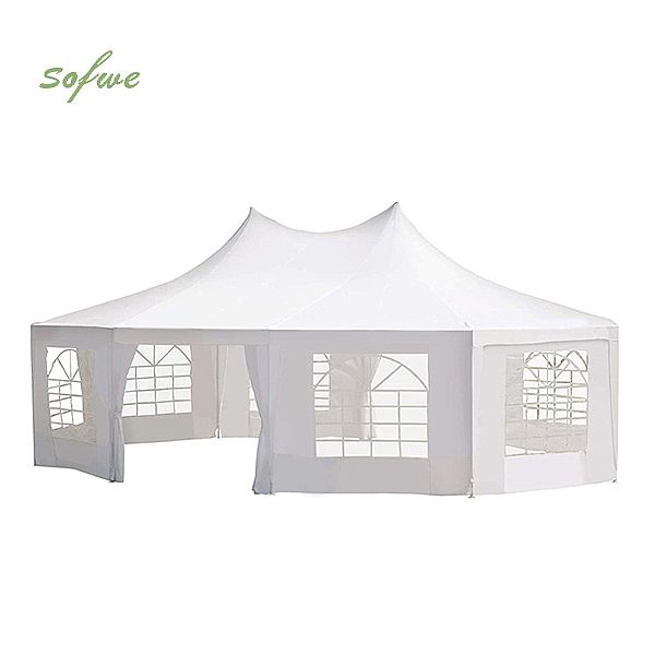 Carpa de fiesta de pared lateral ajustable y desmontable para exteriores - 10G01Q