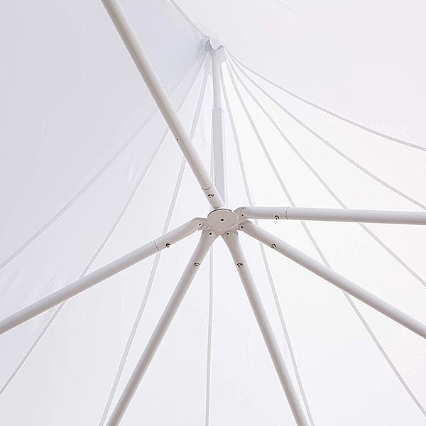 Carpa de fiesta de pared lateral ajustable y desmontable para exteriores - 10G01Q