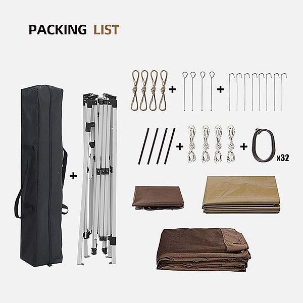 Tienda de pabellón emergente de lujo de aluminio al aire libre - 10G01U