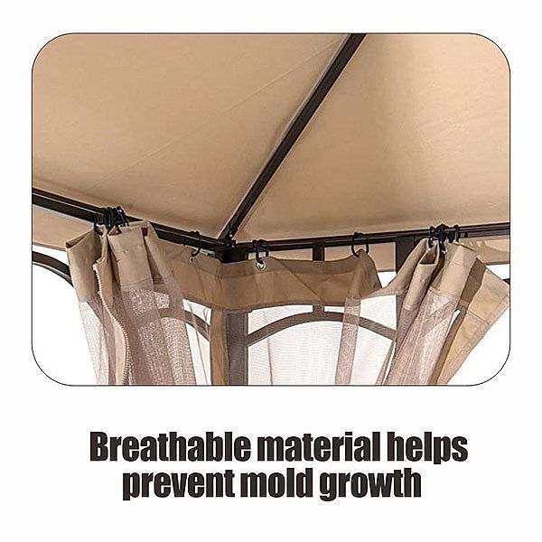 Pabellón exterior de aleación de aluminio con mosquitera - 10G01V