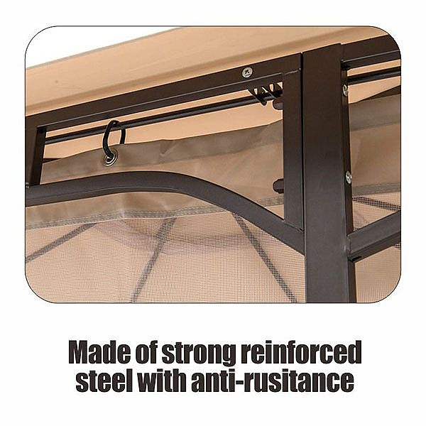 Pabellón exterior de aleación de aluminio con mosquitera - 10G01V