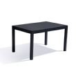 Juego de mesa de comedor plegable extensible de aluminio - 11D05I