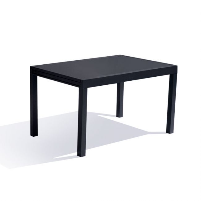 Juego de mesa de comedor plegable extensible de aluminio - 11D05I